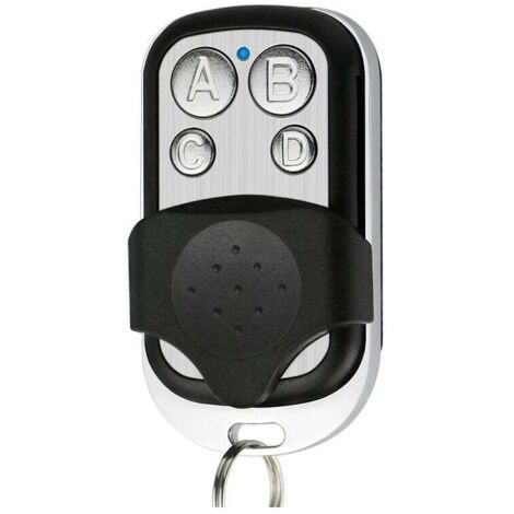 2 piezas Mando a distancia universal para portón, frecuencia 433,92 Mhz para portón automático, radio amplio - Mando a distancia universal para portón programable código fijo Pila 12 V incluida (1/4)