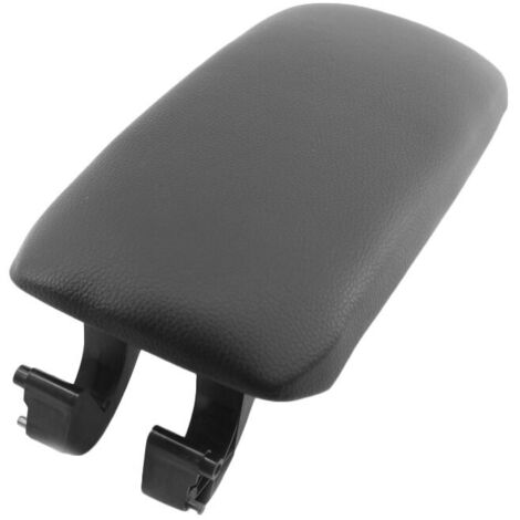 Cubierta del reposabrazos de la consola central - Reemplazo de cuero negro para Audi A3 2003-2012 (1/5)