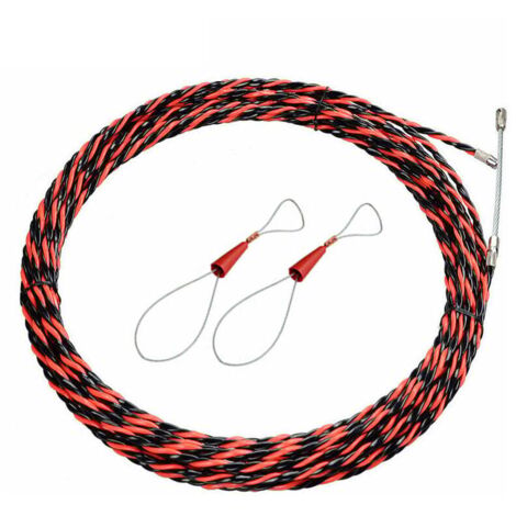 ZVD Aiguille Electricien Tire Fil Electrique Diamètre Aiguille Tire Fil, rétractable d'installation pour tire Cable et rallonge(15M) (1/4)