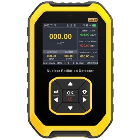 ZVD Contador Geiger portátil LCD digital, detector de radiación nuclear, dosímetro, comprobador beta-gamma.