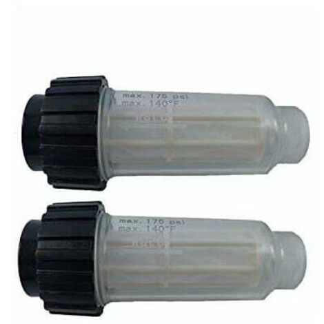 Paquete de filtro de agua con inserto de filtro (5.731-050.0) para todas las hidrolimpiadoras Karcher con conexión de agua de 3/4" compatible con las hidrolimpiadoras 4.730-059.0-Fei Yu (1/4)