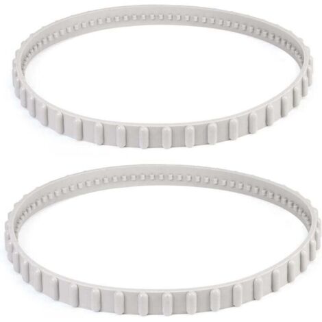 Correas de transmisión de goma RCX23002 para limpiafondos Hayward Aquavac Tiger Shark. Repuestos para Hayward Aquavac Tiger Shark (Plus y QC) y Sharkvac (paquete de 2).
