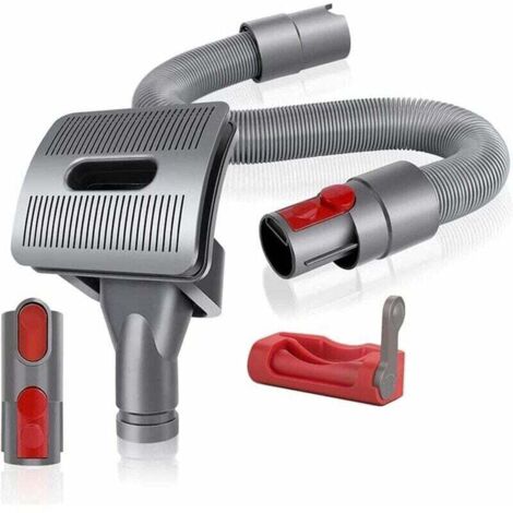 Cepillo para aspiradora de perros y gatos, herramienta de aseo para Dyson V11, V10, V8, V7, herramienta de aseo + manguera de extensión flexible + adaptador convertidor + gatillo