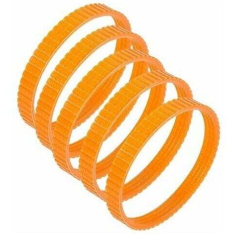 Paquete de 5 correas de transmisión naranjas 1900B de 9,6 mm para cepilladora eléctrica