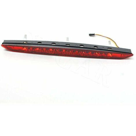 Luz de freno de portón trasero – Luz de freno de portón trasero con lente roja transparente para BMW E85 Z4 2002-2008 63256917378 – Roja (1/4)