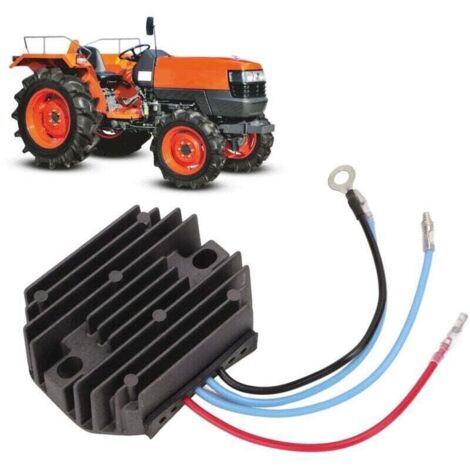 Regulador de voltaje de aleación de aluminio de 12 V 66611-55250, repuesto para tractor Kubota B4200 B5100 (1/3)