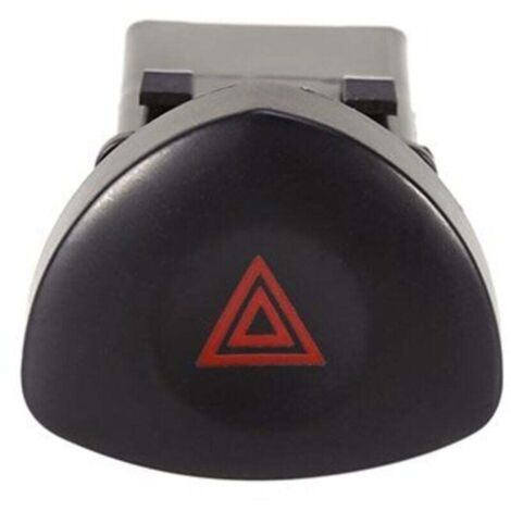 Botón de advertencia, botón de interruptor de advertencia, control de luces de emergencia Ho compatible con Renault Clio MK II 0106 (1/4)
