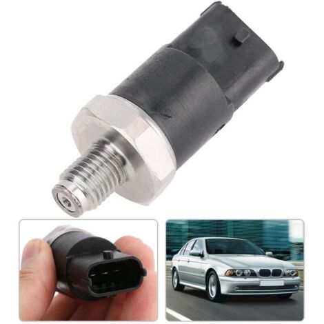 Sensor de presión del riel de inyección de combustible de aceite Eosnow para 3 5 7 X5 2.5 3.0 D XD 0281002405 (1/4)