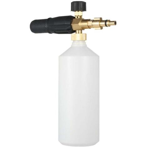 Botella de jabón de espuma de nieve de 1 litro, pulverizador de espuma profesional para la limpieza de automóviles y motocicletas. (1/4)