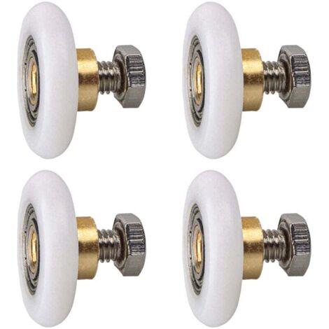 Rodillo para mampara de ducha de 25 mm, rodillo para mampara de ducha, rodillos deslizantes, rodillo para puerta, rueda de repuesto