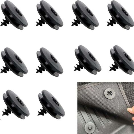 Clips universales para alfombrillas de coche, clips para sujetar alfombras, hebilla para alfombrillas, clip universal para alfombras, soporte para alfombrillas antideslizantes para coche (1/4)