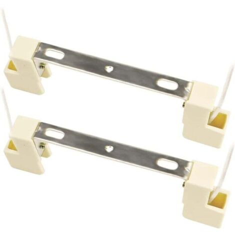Portalámparas halógenas R7S de 118 mm y bombilla LED R7S, CA 100-240 V, base lineal de cerámica, casquillo R7S J118 para foco, aplique de pared o plafón, paquete de 2 (1/4)