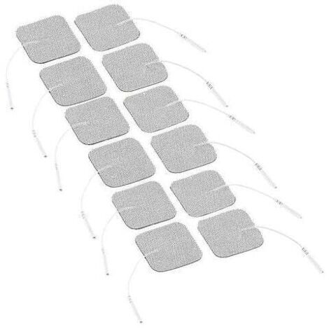 Electrodos Tens: paquete de 3 electrodos para dispositivos de estimulación eléctrica, 5 x 5 cm, cada paquete de 4 (electrodos Tens) (1/4)