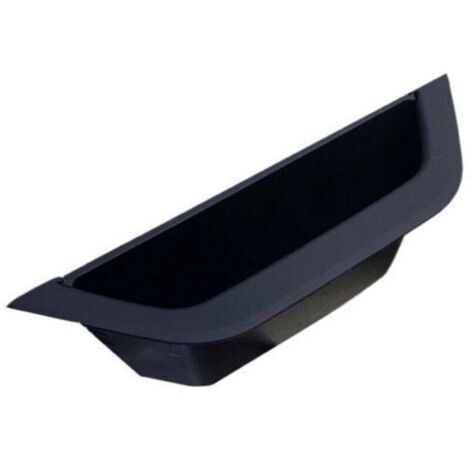 Caja de almacenamiento para manija de puerta de coche, lado del conductor, para BMW X3, X4, F25 y F26 (negro) (2010-2016) (1/4)