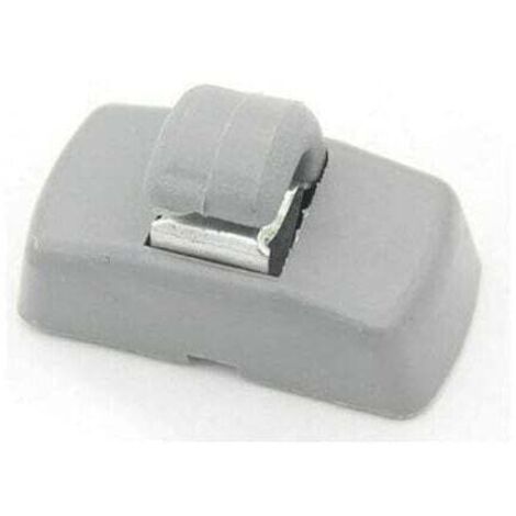 Soporte de abrazadera para parasol ZVD, 3B0857561, soporte de gancho, dos piezas (gris) (4,2 x 2,1 cm) (1/4)