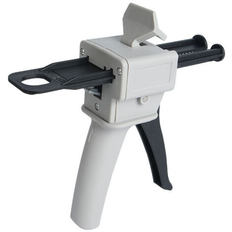 Pistola erogatrice per resina epossidica da 50 ml, pistola per colla epossidica AB, applicatore per miscelazione colla, rapporti 1:1 e 2:1 (pistola) (1/5)