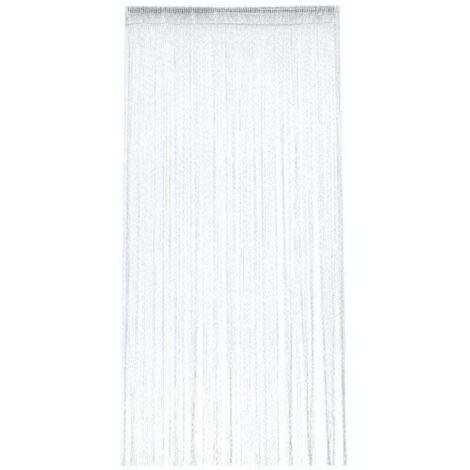 Cortina opaca, antimoscas, con purpurina, mosquitera, panel, hilo, decoración, pared, ventana, puerta, flecos, 100 x 200 cm