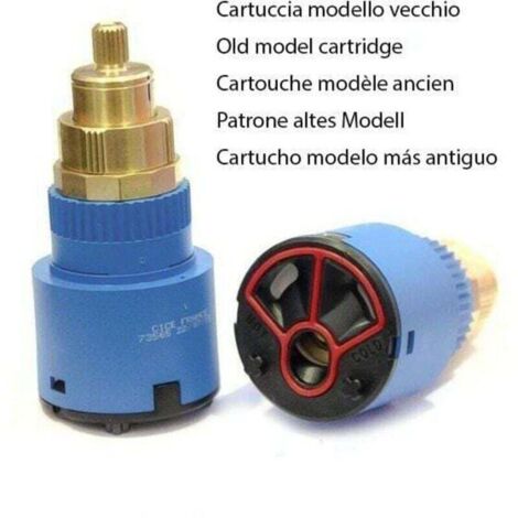 ZVD - Cartucho termostático de latón y manija para grifo mezclador de ducha de baño, grifo mezclador de ducha, cartucho mezclador de ducha (1/3)