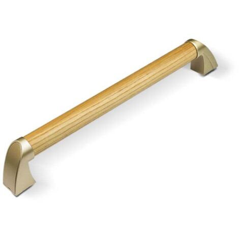 Barra de apoyo de madera para baño ZVD, impermeable, antideslizante, de seguridad, para escaleras y pasillos, 34 cm (1/4)