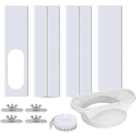 Kit de aire acondicionado portátil de ventana ZVD, adaptador de ventana, placa sellada, ventana ajustable para aire acondicionado móvil, accesorio de ventana.