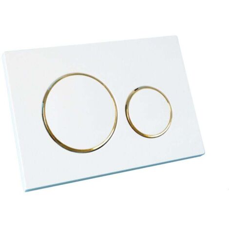 ZVD-Geberit Sigma20 - Placa de accionamiento, 2 puertos de descarga, blanco (1/3)
