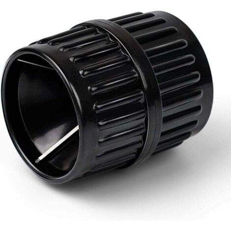 Sbavatore per rame 2 in 1 - Sbavatore per tubi, universale 5-40 mm interno ed esterno per utensili per sbavatura tubi, nero (1/5)
