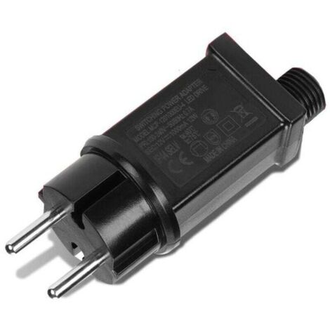 Fuente de alimentación LED de 12 V, transformador LED IP44, adaptador LED de bajo voltaje, controlador para luces de cadena navideñas (1/4)