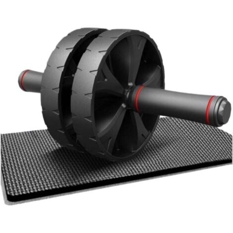 Rueda abdominal para ejercicios abdominales, equipamiento para entrenamientos de fuerza abdominal exigentes, rueda abdominal auxiliar para gimnasios en casa (1/4)