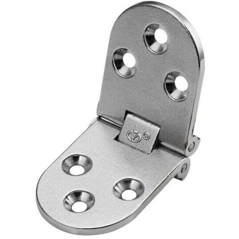Juego de 2 bisagras invisibles plegables de aleación de zinc, bisagra semicircular de 180 grados para caja de madera y mesa plegable.