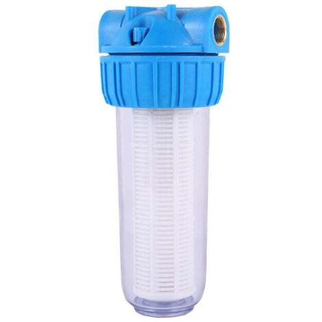 Prefiltro con caudal de agua de 5000 l/h, soporte de pared y llave de filtro para bombas - Lavable, Filtros de aguas residuales, Filtro de aguas sucias