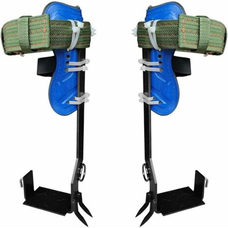 GABRIELLE - Juego de púas para trepar árboles con correas de arnés de seguridad ajustables, kit para trepar árboles con 2 engranajes de acero y herramientas de escalada (1/5)