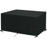Funda rectangular para muebles de jardín - Funda Oxford impermeable para mesa, sillas y muebles de jardín (170 x 94 x 70 cm)