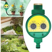 Controlador de riego electrónico para grifo de jardín - Impermeable - Temporizador de riego automático