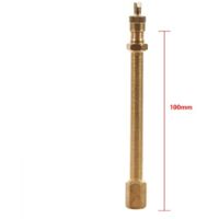 Extensión de válvula de neumático, adaptador de extensión de neumático de latón, extensión de válvula de inflado