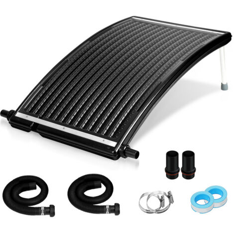 SWANEW Solar Poolheizung – Gebogene Solar-Heizung für Pool, 15 L, Ø38 mm, Poolzubehör,1X Set