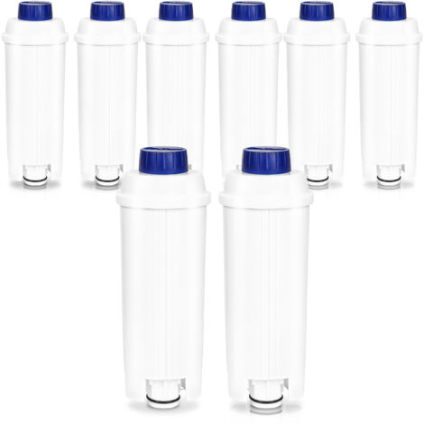 SWANEW DeLonghi DLSC002 Wasserfilter,8er Set, Aktivkohlekartusche Wasserfilter kompatibel mit ECAM, ESAM, ETAMKaffeemaschinen. (1/5)