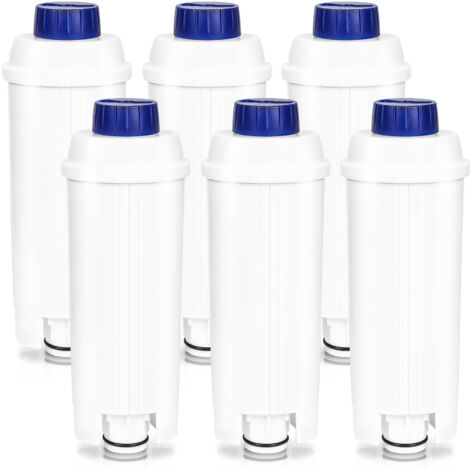 SWANEW Wasserfilter für Delonghi Kaffeeautomaten-Wasserfilter kompatibel für DLSC002 ECAM ETAM 60 Liter Wasser mit Aktivkohle 6er (1/5)