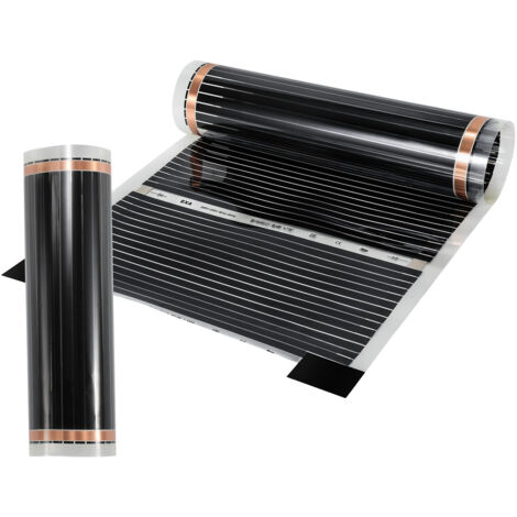 Wolketon Riscaldamento a pavimento elettrico con film ad infrarossi: Calore nero. 200cmx50cm. 220W/m²