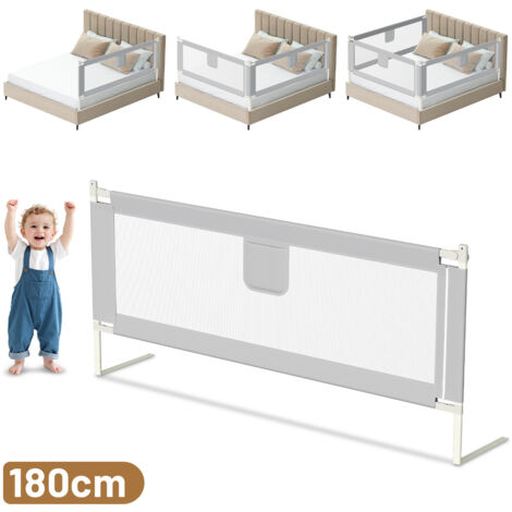 Wolketon Barriera di sicurezza per letto bambino, barriera per letto bambino 180 cm protezione anticaduta