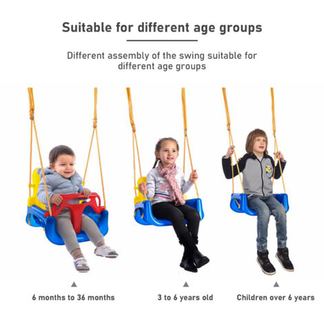 Columpio Para Niños Para El Jardín Con Tablón Y Columpio Para Bebé - K-Sport Columpio Para Niños Para El Jardín Con Tablón Y Columpio Para Bebé - K-Sport