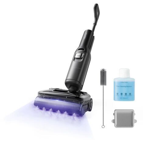 Roborock – Aspirateur balai laveur 22000 Pa – Autonomie 60 min – Réservoir 1000 ml – Design ergonomique pour nettoyage efficace