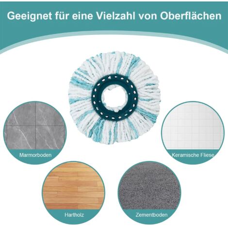 Testina Ricambio Leifheit Clean Twist Disc Mop Micro Duo Lavapavimenti