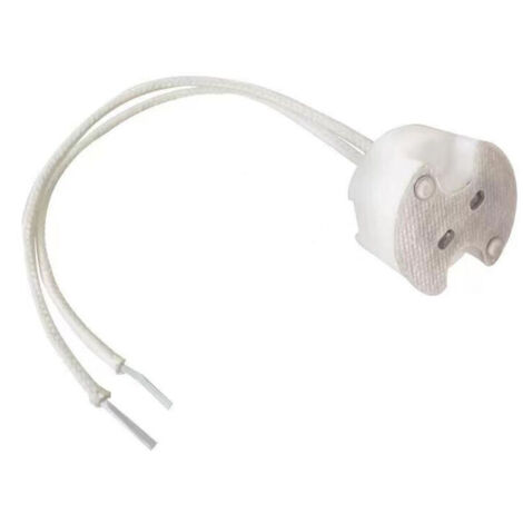 Lampenfassung, 10x GU5.3-Fassung – GU5.3- oder MR16-Fassung – Halterung mit 12-V-Kabel – für Halogen-, LED-Strahler und andere Glühlampen