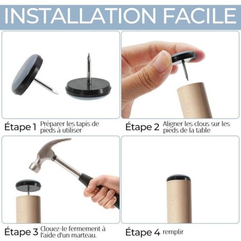Deslizadores Muebles 8 Deslizadores De Teflón Autoadhesivos Para Muebles 70 X 19 Mm Cuadrados Deslizadores Profesionales Para Sillasdeslizadores De Ptfe Teflon 91514995 Protección Piso Deslizantes
