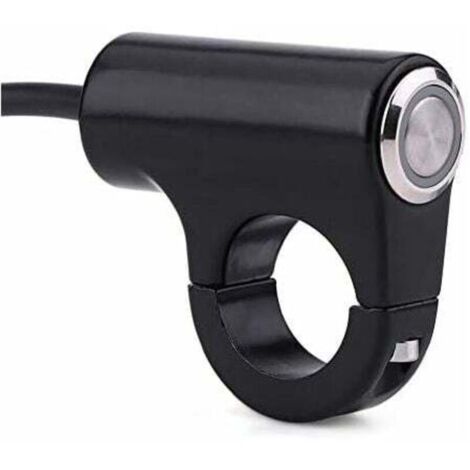 Interruptor de manillar impermeable, interruptor de manillar de motocicleta, interruptores de motocicleta con botón pulsador, interruptor de control de manillar, interruptor de control de motocicleta (1/5)