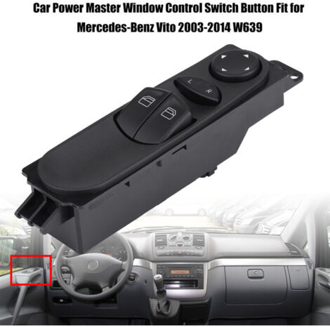 Botón interruptor principal de control de elevalunas eléctrico para Mercedes Benz Vito 2003-2014 W639 (1/5)