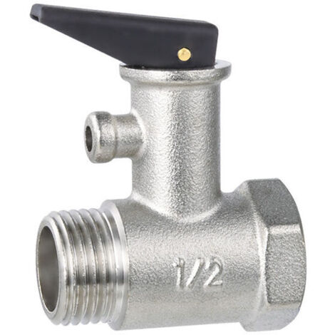 Válvula de seguridad para calentador de agua, válvula de alivio de presión de latón, resorte de alambre interno y externo, válvula de seguridad totalmente de cobre.