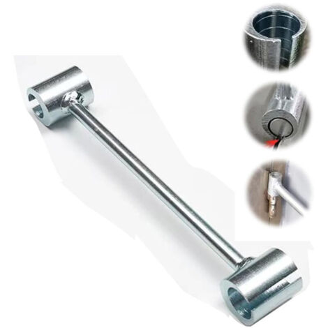 Herramienta de ajuste de bisagras de puerta de 1 pieza, llave ajustable para holgura de bisagras, herramienta de reparación de bisagras de puerta (8-19 mm) (1/5)
