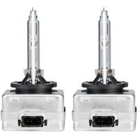 Bombilla de xenón D3S 6000K 35W – Kit de 2 bombillas – Aumento del brillo en un 300% – Diseño resistente a la humedad para faros delanteros