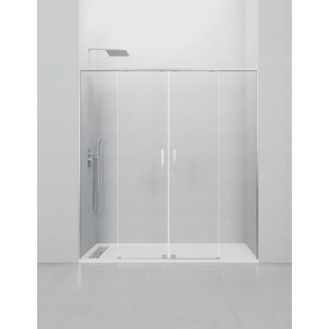 Duschschiebetür 2+2 ABANTE (TWENTY) 4-teilig 140 cm Chrom (1/5)